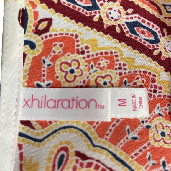 Xhilaration Multi Color Tribal Print Above the Knee Mini Dress Women’s Size Medi - Picture 6 of 12